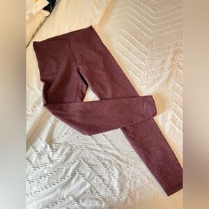Old navy women’s leggings - maroon size medium (thick)